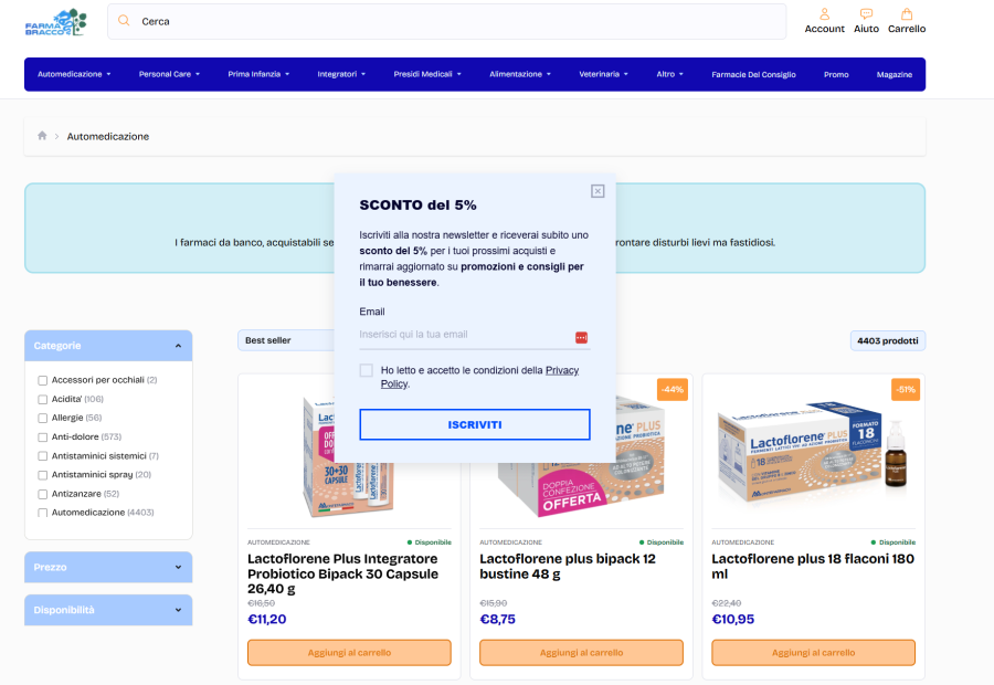 Collezioni shopify ottimizzazione seo