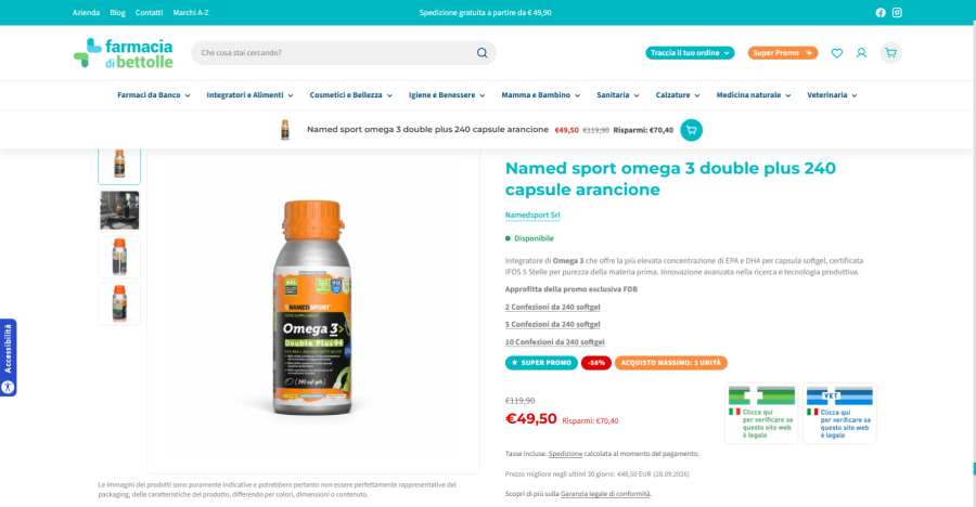 Scheda prodotto shopify ottimizzata seo